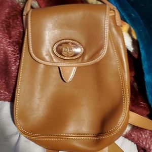 Vintage Dooney & Bourke leather backpack purse